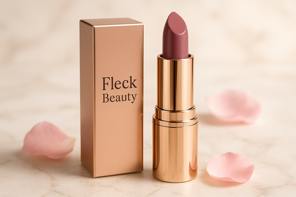Luxury Cream Lipstick - Magical Mauve with Fleck Beauty write on it