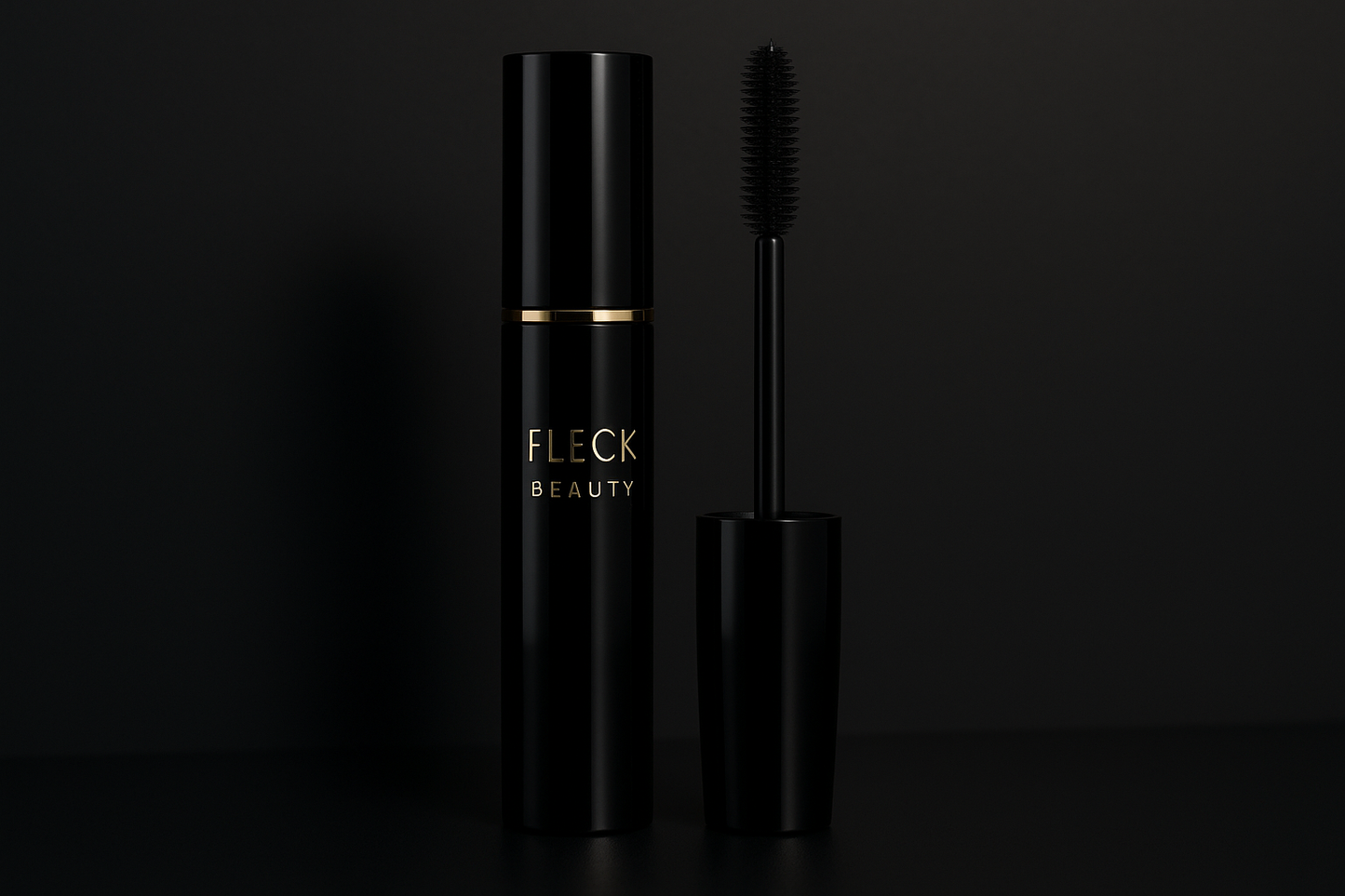 luxury mascara Black with Fleck beauty write on it