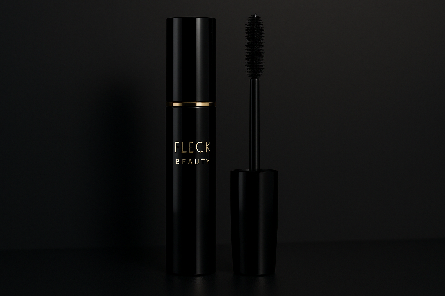 luxury mascara Black with Fleck beauty write on it